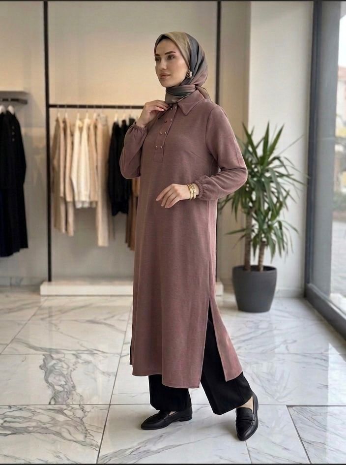 TESETTÜR TUNİK PEMBE
