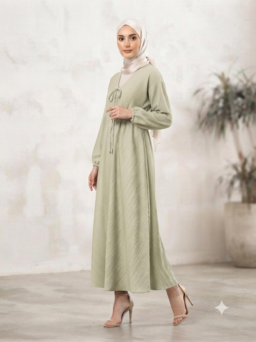 MEVLANA ELBİSE YESİL